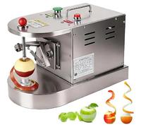 Automatic Lemon Orange Peeling Machine, Electric Fruit Vegetables Peeler Height Adjustable, 500pcs/h for Peaches Kiwis Mangoes