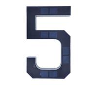 Automatic Lighting Solar Number Display with 1000MAH Battery for Extended Action Time Solar Powered Address Sign