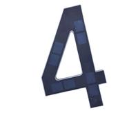 Automatic Lighting Solar Number Display with 1000MAH Battery for Extended Action Time Solar Powered Address Sign