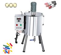 Automatic Lipstick Filling Machine,15L/30L Electric Heating Mixer Filling Machine with LED Display,1400W Stainless Steel Candle Filling Machine,90-300° Heating Temperature,for Liquids,Pastes(30L)