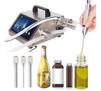 Automatic Liquid Filling Machine, 1-100ml Quantitative Bottle Filler with Needle Nozzle, LCD Digital Control for Essential Oil, Perfume, Wine, Cosmetic, Lab Use