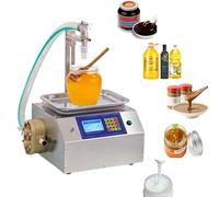 Automatic Liquid Filling Machine for Honey, 20g-10000g Viscous Paste Bottling, Stainless Steel, Ideal for Sesame Paste, Peanut Butter, Cream, Jam, with Storage Function
