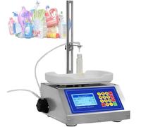 Automatic Liquid Filling Machine, Perfume Bottle Filling Machine, Liquid Weighing Peristaltic Pump Filling Machine, for Essential Oil Perfume Lotion M90
