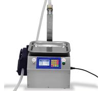 Automatic Liquid Filling Machine, Peristaltic Pump Digital Bottle Filler for Water, Oil, Liquid, Stainless Steel, Suitable for 10g to 8kg Filling Capacity