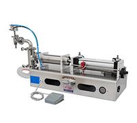 Automatic Liquid Filling Machine with Single Head for Bottles, Stainless Steel Pneumatic System for Various Liquids