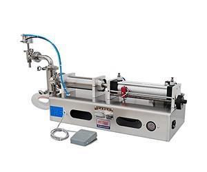 Automatic Liquid Filling Machine with Single Head for Bottles, Stainless Steel Pneumatic System for Various Liquids