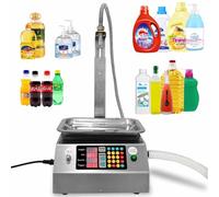 Automatic Liquid Weighing Filling Machine 30g-15kg Suitable For Filling Clear Thin Liquid,Water,Olive Oil,Drinks,Vinegar,Milk Ect,Max Flow Rate 17L/min,Liquid Quantitative Machine