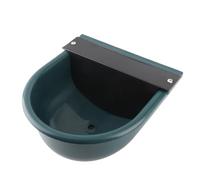 Automatic Livestock Drinking Bowl Plastic Thickened Animal Drinking Sink Water Saving Durable Pet Fountain for Cattle Sheep Dogs Horses Green 27.8 x 26.7 x 12cm