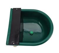 Automatic Livestock Drinking Bowl Plastic Thickened Durable Animal Water Dispenser for Cattle Sheep Horses Dogs Goats Green 27.8 x 26.7 x 12cm