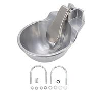 Automatic Livestock Drinking Bowl, Quick Fill 304 Stainless Steel Waterer with Float Valve, Constant Flux of Water, for Dog Horse Goat Pigs, Thicker Design Cattle Drinking Bowl