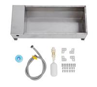 Automatic Livestock Water Trough, Stainless Steel Animal Drinking Bowl, Self Filling Large Capacity Water Tank for Chicken Duck Goose Cow Sheep, Durable Rust Proof Design for Farms