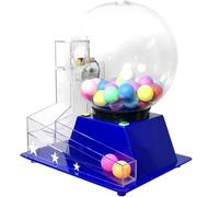 Automatic Lottery Ball Machine, Deluxe Bingo Set With 60 Lottery Numbers Ball - Includes Bingo Cage, Calling Balls - Great For Large Groups, Parties