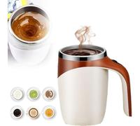 Automatic Magnetic Stirring Coffee Mug,2025 Upgrade Stainless Steel Self Stirring Coffee Mug,Portable Rechargeable Magnetic Stirring Coffee Mugs for Home,Office,School,Travel (Coffee)