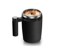 Automatic Magnetic Stirring Coffee Mug, Self-Stirring Mug with Temperature Battery LCD, Rechargeable A