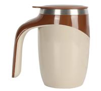 Automatic Magnetic Stirring Coffee Mug, Self-Stirring Reusable Cup with Powerful Motor and Lid, ABS Material, Lightweight Electric Mixing Tool for Home Travel Daily Kitchen Use, 7x14.5cm