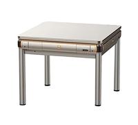 Automatic Mahjong Table with Ashtray, Cup Holder, Panel, and USB Charging Ports, Includes 2 Sets of Tiles