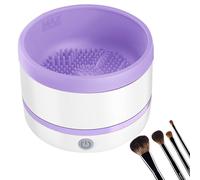 Automatic Makeup Brush Cleaner Machine - Wash Makeup Brush Cleaner Machine - Portable Cosmetic Tool Cleanser Washer for Women Cosmetology Students Professional Beauty Artists
