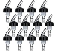 Automatic Measured Bottle Pourer - Pack of 12, 1 oz (30 mL) Quick Shot Spirit Measure Pourer Drinks Wine Cocktail Dispenser Home Bar Tools - PORE0016 (12pcs)