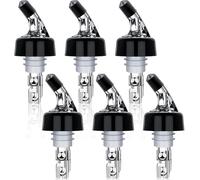 Automatic Measured Bottle Pourer - Pack of 3, 1 oz (30 mL) Quick Shot Spirit Measure Pourer Drinks Wine Cocktail Dispenser Home Bar Tools - PORE0016 (6pcs)