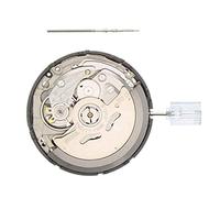 Automatic Mechanical Watch Strap High Precision Day Date Movement NH35 with Steel Stem Movement Watch, As Shown