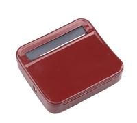 Automatic Metal Cigarette Rolling Machine Tobacco Roller Cigarette Case 70mm Manual DIY Cigarettes Maker for Smoking Accessories Red