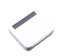 Automatic Metal Cigarette Rolling Machine Tobacco Roller Cigarette Case 70mm Manual DIY Cigarettes Maker for Smoking Accessories White