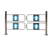Automatic Metal Security Gate with Rotating Brake Access for Museums and Libraries (150 x 100 cm) Safe and Efficient OneWay Security Solution