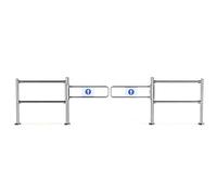 Automatic Metal Swing Gate 200x102cm - Self-Closing Spring Hinged Entry Door for Outdoor Security Access Control Ideal for Homes & Commercial Markets