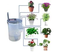 Automatic Micro Drip Irrigation Kit Watering Timer Irrigation Controller Watering System for Indoor Plants, Grey