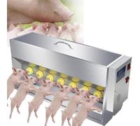 Automatic Milk Feeder for Livestock - Intelligent Temperature Control & Mixing System for Piglets, Cows, Sheep with 10 Nipples Included
