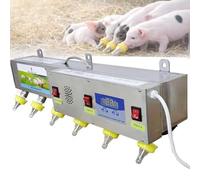 Automatic Milk Feeder, Stainless Steel Piglet and Lamb Feeding Station, Wall Mounted with Sound Simulation for Farms and Ranches