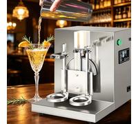 Automatic Milk Tea Shaking Machine,360° Mixing,Electric Double Frame Milk Tea and Cocktail Shaker, 0-120s Adjustable Milk Shake Mixer Machine,for Boba Milk Tea