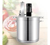 Automatic Mixer Machine, Stainless Steel with 4-Blade Mixing Scraper, Adjustable Speed for Soup, Chili Sauce, Beverage, Jam, Porridge, 13.8 in