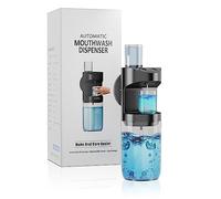 Automatic Mouthwash Dispenser for Bathroom, Mouthwash Dispenser Bottle with Infrared Sensor and Rechargeable Pump, Plastic Mouthwash Dispenser