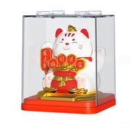 Automatic Movement Lucky Cat Ornament to Inspire Positivity in Every Room (A)