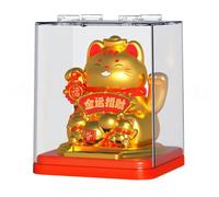 Automatic Movement Lucky Cat Ornament to Inspire Positivity in Every Room (F)
