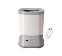 Automatic Mud Buster Dog Paw Cleaner Cup - USB Rechargeable Mudbuster Paw Cleaner for Dogs and Cats, Gentle Silicone Paw Washer for Small, Medium, and Large Breeds (Grey)