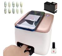 Automatic Nail Art Printer with Cartridges,4800 DPI, Prints in 10s, Precise Edge Detection,For Professional Designs at Home