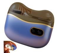 Automatic Nail Clipper, 2-Speed Electric Nail Clipper with LED Light Rechargeable Portable File and Dust Collector for Seniors & Babies, Sky-blue..