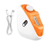 Automatic Nail Clipper - Rechargeable Fingernail Polishing Cutter with LED Light,Auto Fingernail Cutter and Polishing Grinder - for Kids Adults Men Caregivers Women Baby Elderly