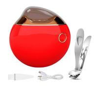 Automatic Nail Clippers, Electric Nail Clipper Automatic USB Rechargeable Multicolor 78x80x33mm(Red)