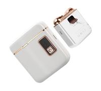 Automatic Nail Clippers - Portable Electric Nail Trimmer, Safety Cutter and Care Device, Multi-Speed Button Control, LED Lighting, Compact Design, Rechargeable Battery | F