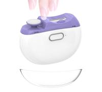 Automatic Nail Clippers with Lighting System and 2 Speeds | Automatic Foot Nail File for Women, Seniors and Nail Care at Home, Travel and Salon