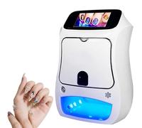 Automatic Nail Printer Machine, Digital Nail Art with Touchscreen & LED Drying, APP Control, 3000+ Designs for Salon and Home Use