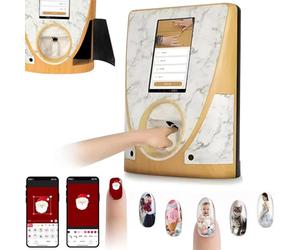 Automatic Nail Printer with 10.1'' Touch Screen, WiFi/DIY/USB Support, 2400DPI for Home Use and Nail Studios