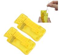 Automatic Needle Threader - Auto Needle Threaders Needle Threader Tool for Hand Sewing, Easy Threader, Needle Threaders Hand Sewing for Mending Clothes Embroidery Floss (2PCS)