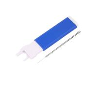 Automatic Needle Threader for Sewing Machines & Hand Sewing, Magnetic Quick Threading Tool with Non-Slip Grip for Seniors & Low Light Conditions (Blue)