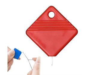 Automatic Needle Threaders for Hand Sewing, Square Plastic Needle Threader, Simple Needles Selfthread for HandSewing, Square NeedlesThreading Helper for Sewing Machine for All Needles Sizes