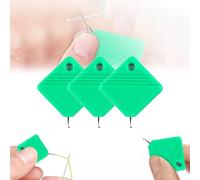 Automatic Needle Threaders, Sewing Machine Needle Threader, DIY Needle Threader for Sewing Crafts, Fits All Needle Sizes (Green 3 PC)