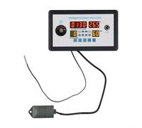 Automatic non-programmable egg incubator controller with temperature and humidity control, four-screen display for both civil and industrial purposes, making it a